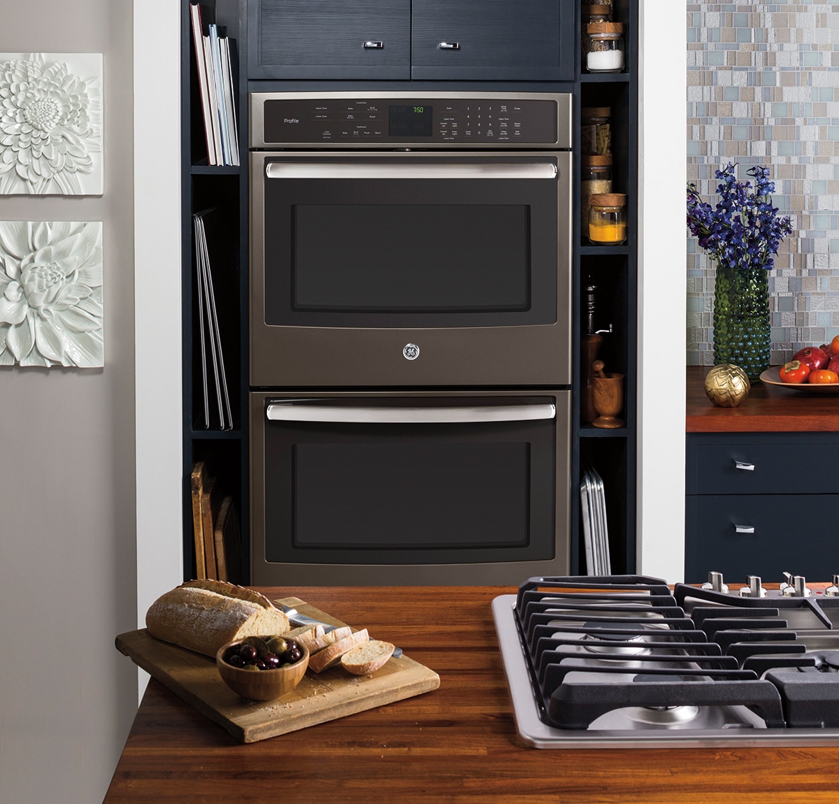 GE Premium Slate Finish Oven