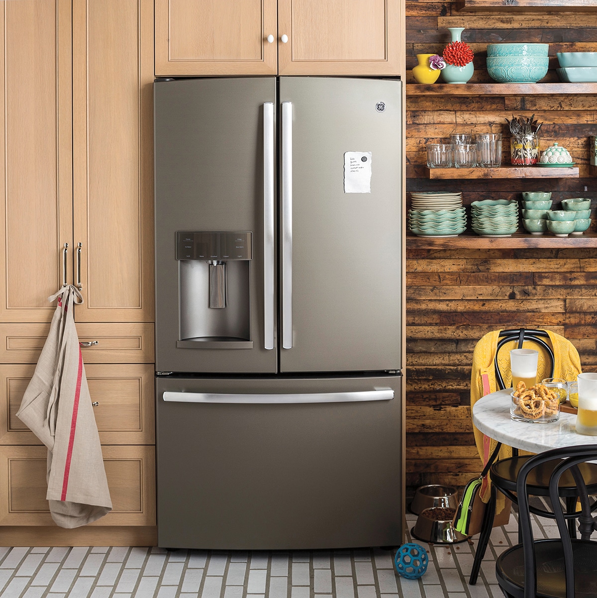 GE Premium Slate Finish Fridge