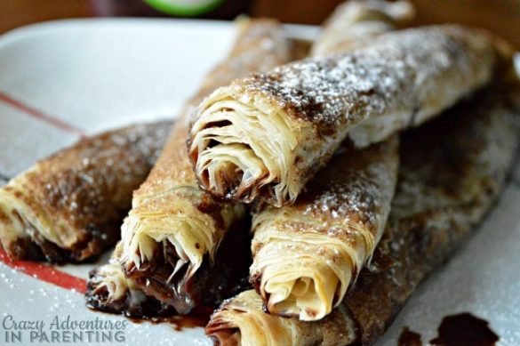 Chocolate Cinnamon Roll Churro with Phyllo Dough Chocolate Cinnamon Roll Churro with Phyllo Dough