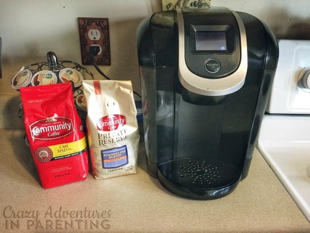 Community Coffee served at the Keurig