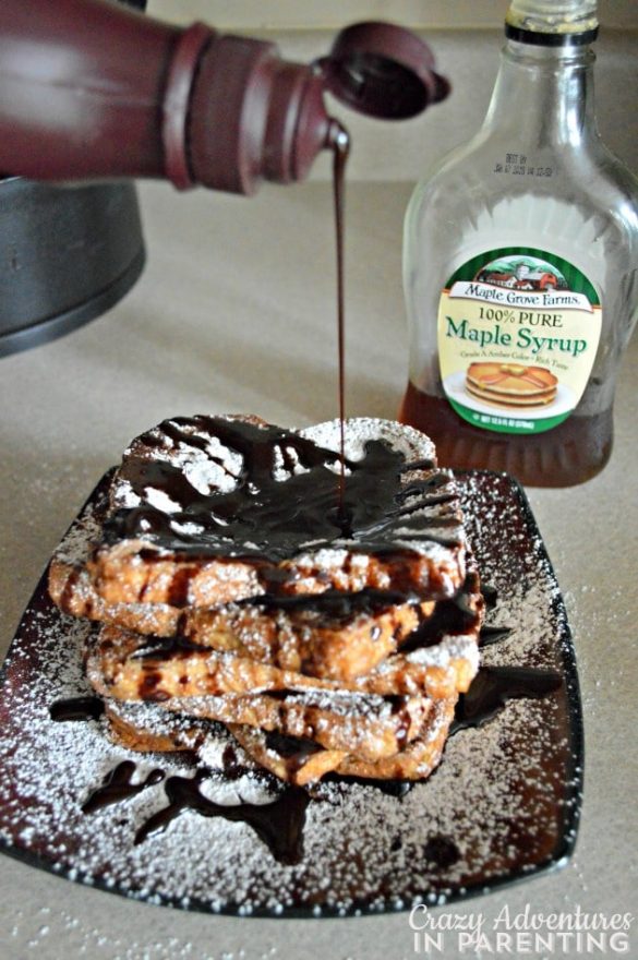 Scrumptious Chocolate French Toast Crazy Adventures in Parenting