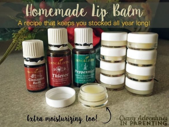 Homemade Lip Balm Recipe | Crazy Adventures in Parenting