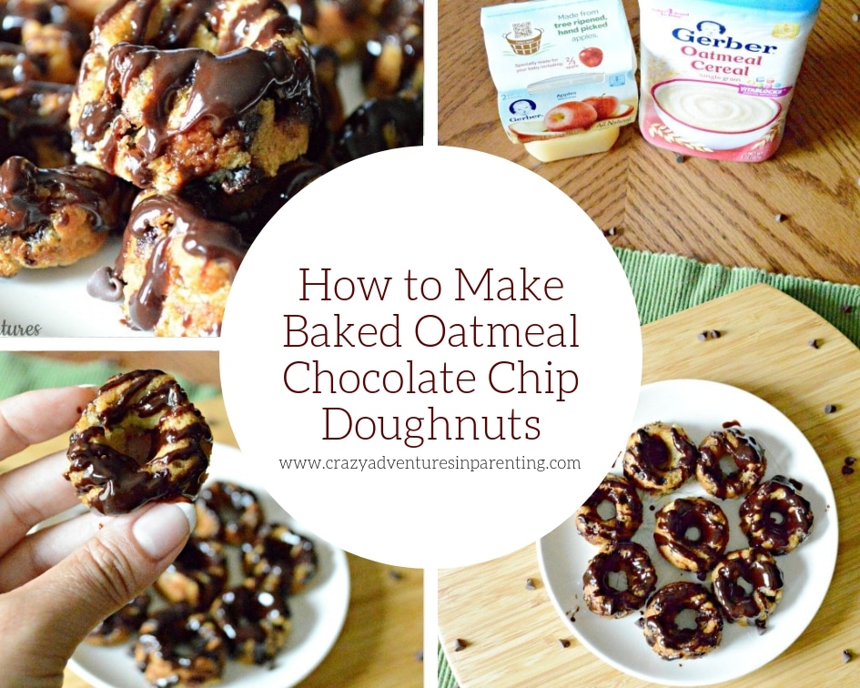 How to Make Baked Oatmeal Chocolate Chip Doughnuts