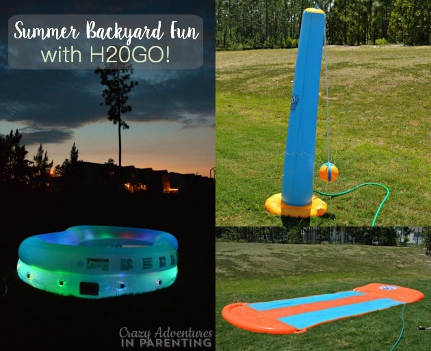 Summer Backyard Fun with H2OGO! backyard water toys