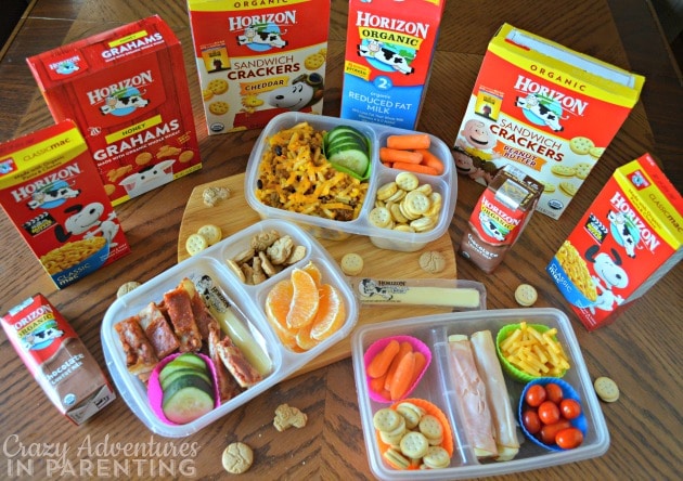 Fresh school lunches with natural foods and Horizon Organic products