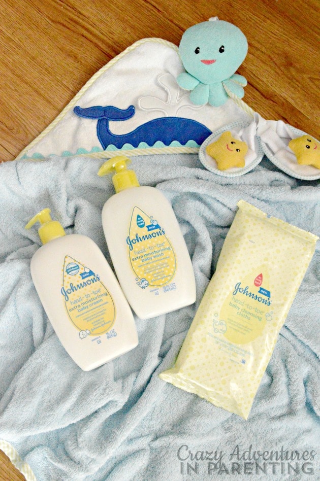 JOHNSON's HEAD-TO-TOE baby care line