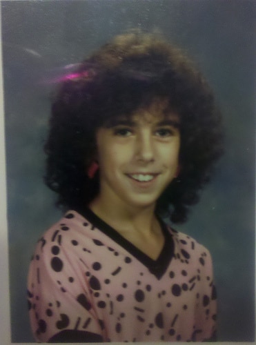 80s me with helmet hair