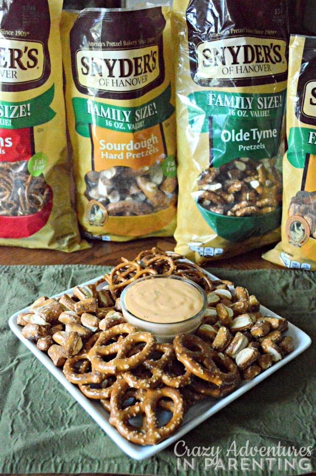 Beer Cheese Pretzel Dip with Snyder's of Hanover