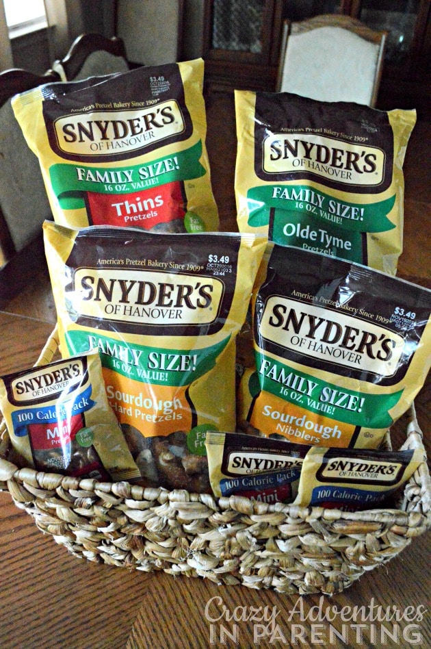 Snyder's of Hanover pretzels