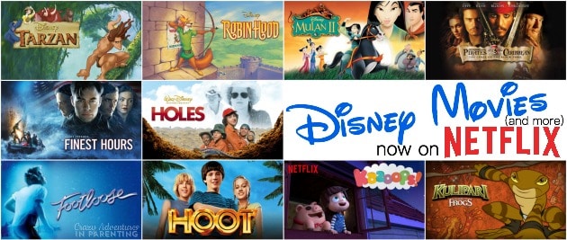 Disney movies and more on Netflix