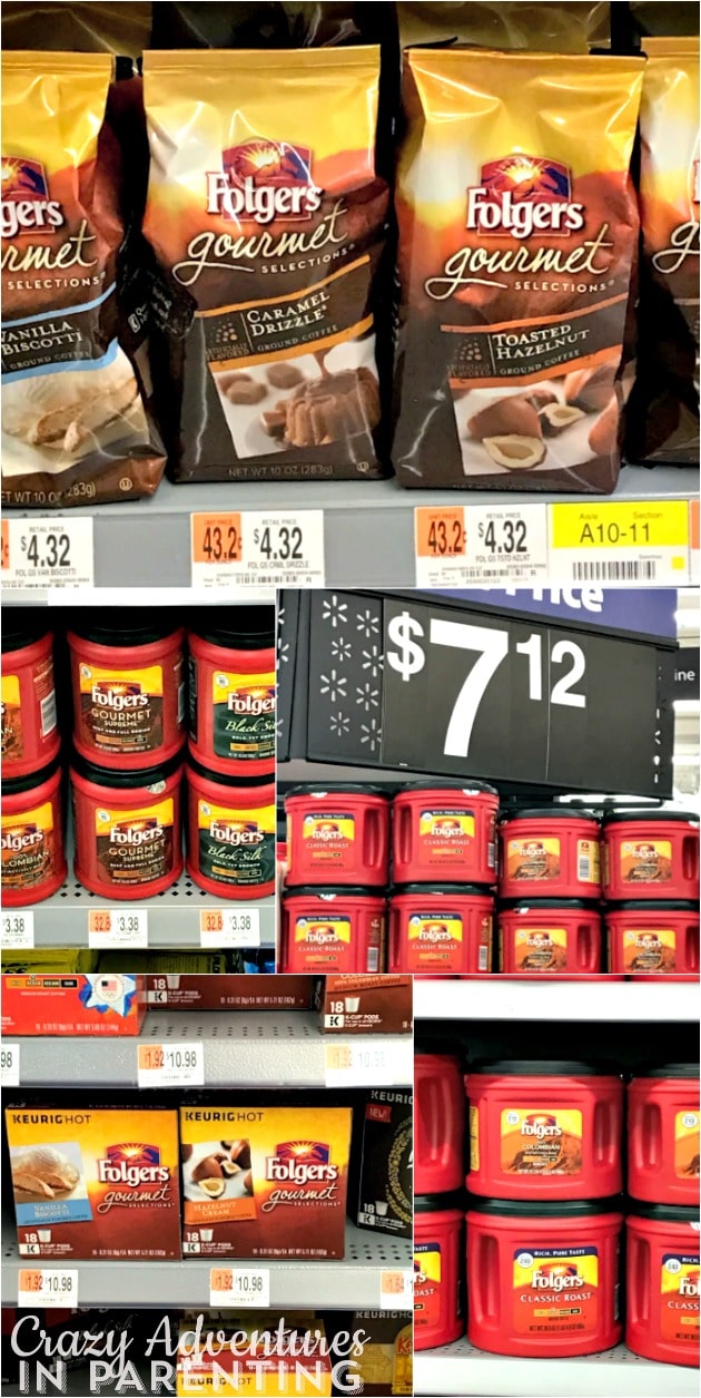 Folgers products at Walmart for Veterans Day