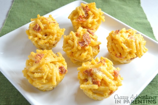 Mac and Cheese Pizza Muffins
