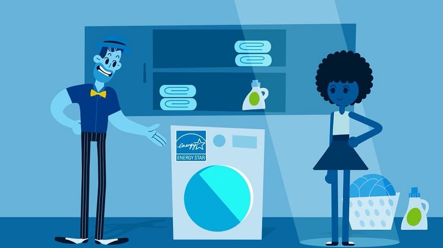 Energy star laundry cartoon