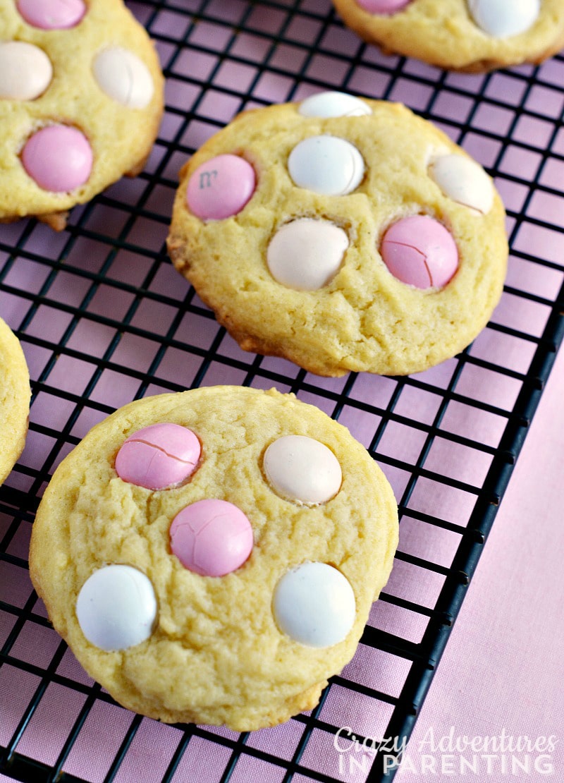 Strawberry Shortcake Pudding Cookies for Valentine's Day