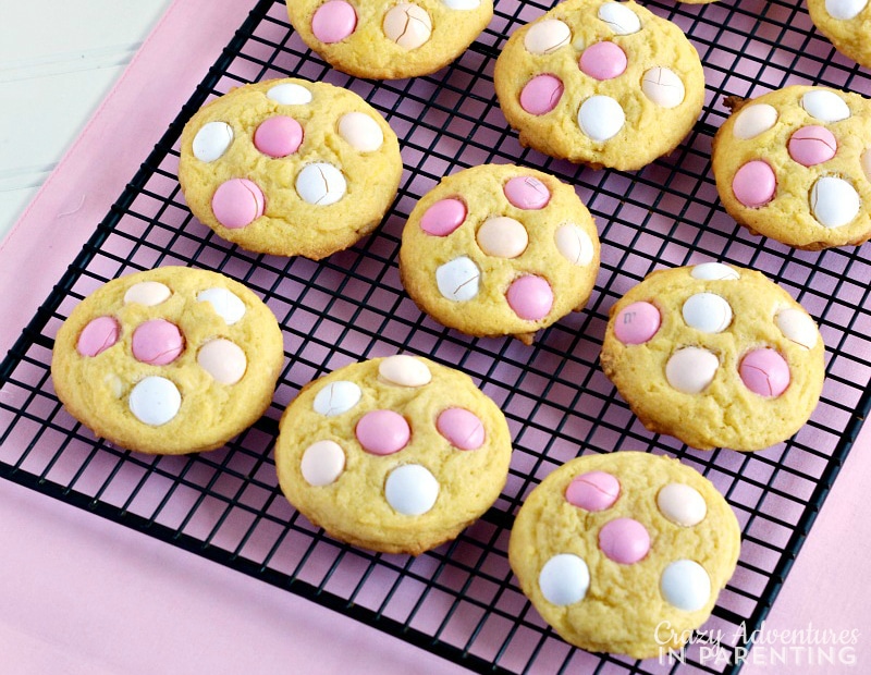 Strawberry Shortcake Pudding Cookies for Valentine's Day