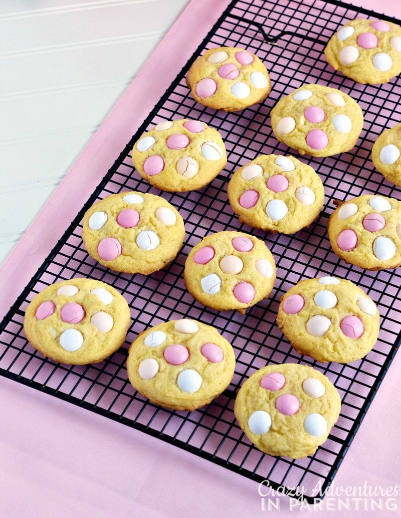 Strawberry Shortcake Pudding Cookies for Valentine's Day