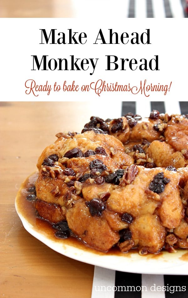 Make Ahead Monkey Bread Recipe