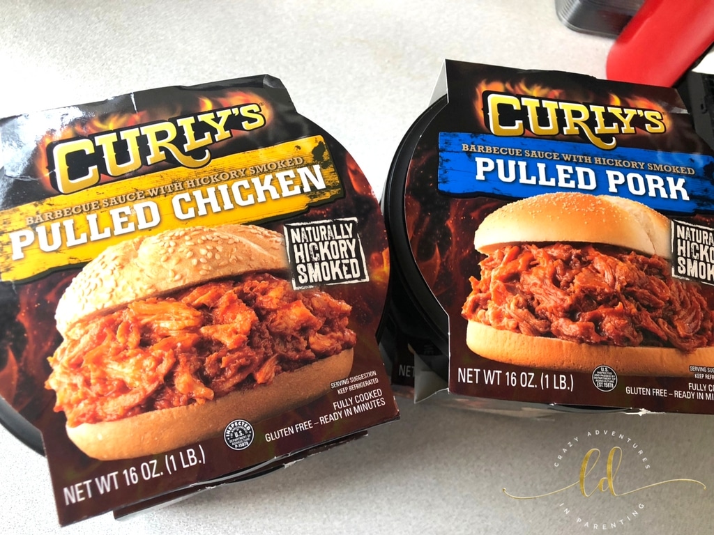 Curly's Barbecue Pulled Chicken and Pulled Pork