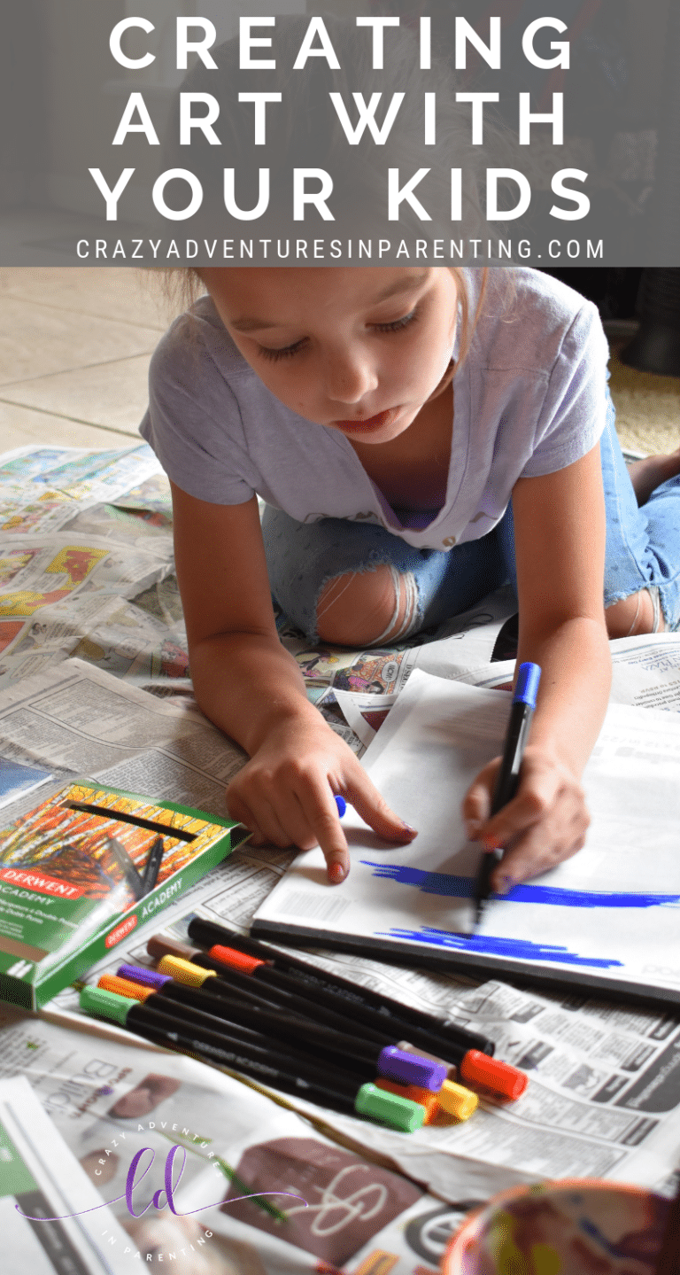 Creating Art with Your Kids This Summer | Crazy Adventures in Parenting