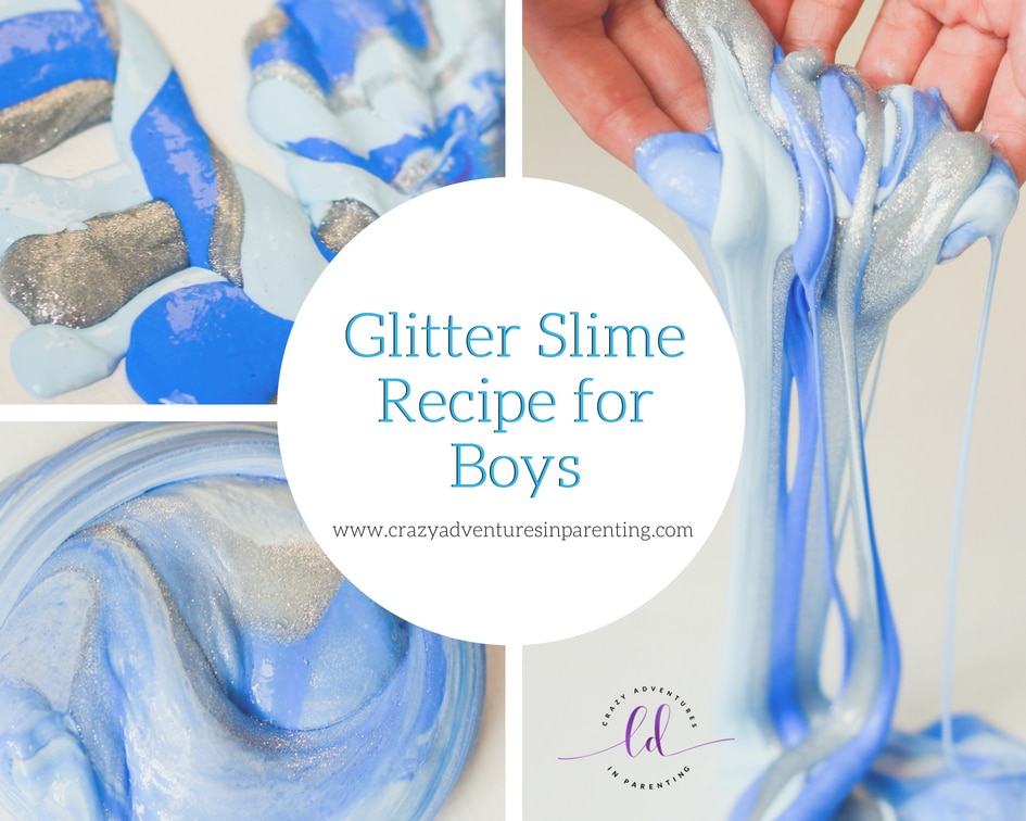 DIY Glitter Slime Recipe for Boys