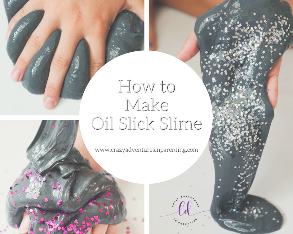 Easy Oil Slick Slime Recipe