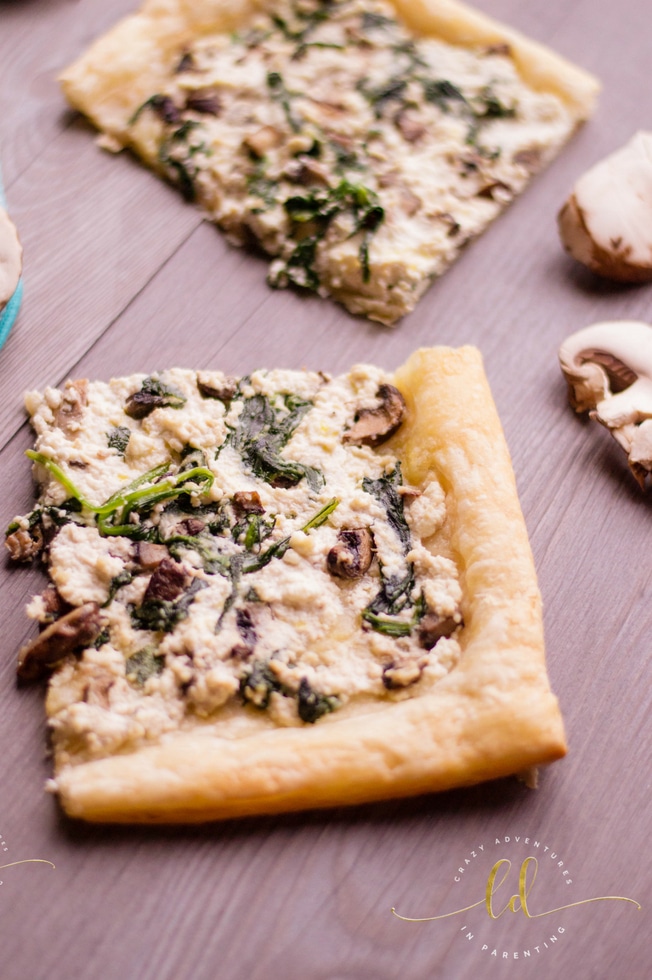 Mushroom Ricotta Tarts