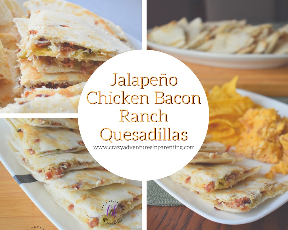 Jalapeño Chicken Bacon Ranch Quesadillas Recipe