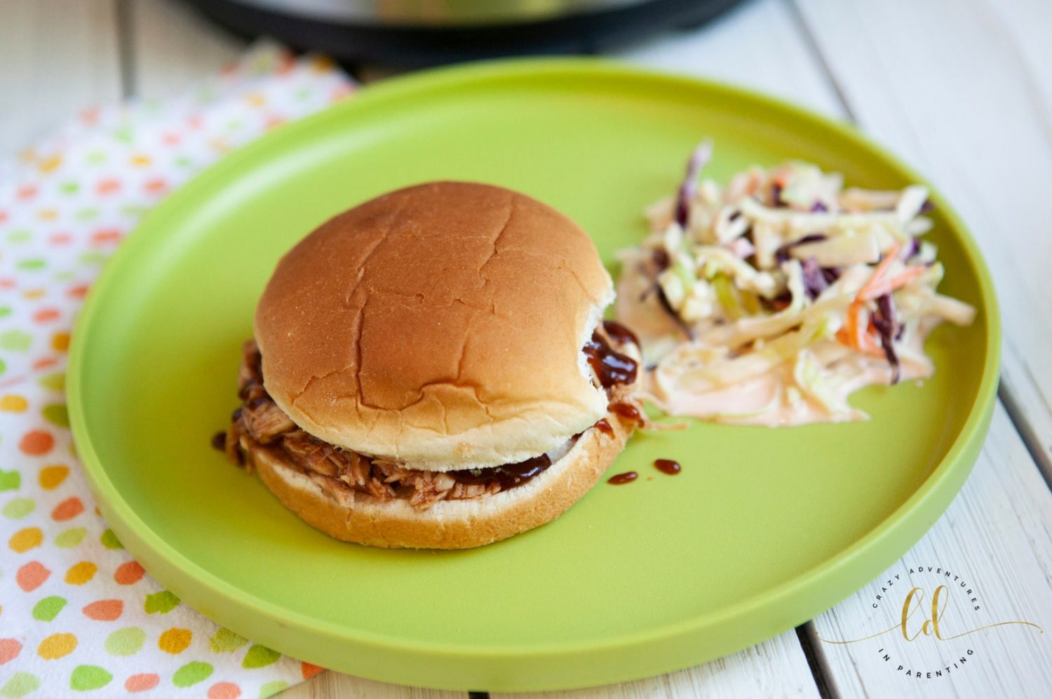 Instant Pot Pulled Barbecue Chicken Crazy Adventures in Parenting