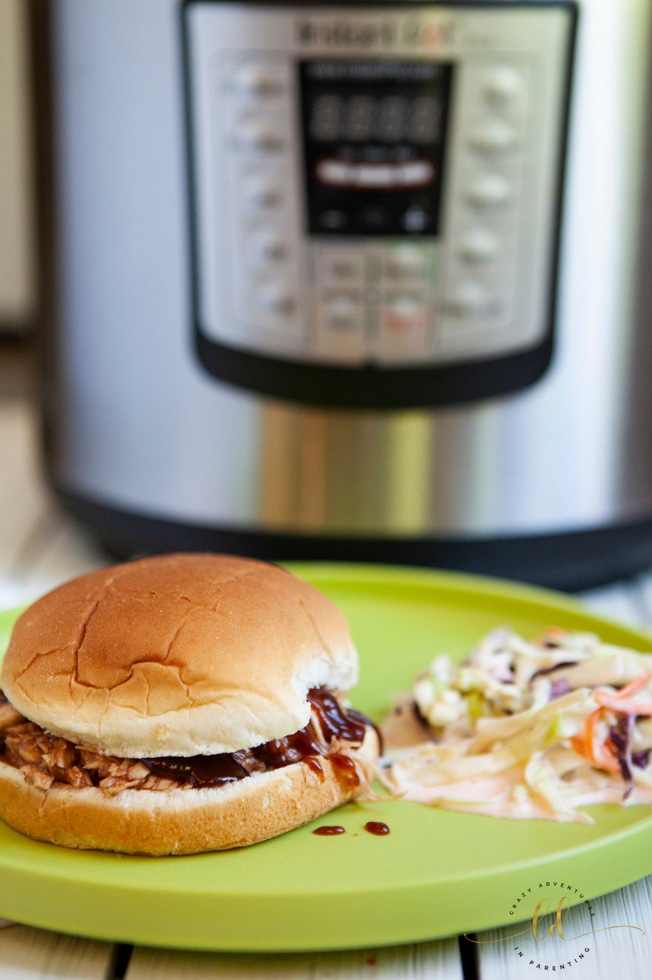 Instant Pot Pulled Barbecue Chicken - ready