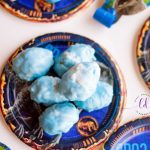 Jurassic World Dino Eggs Crispy Rice Treats – plated Jurassic World Dino Eggs Crispy Rice Treats