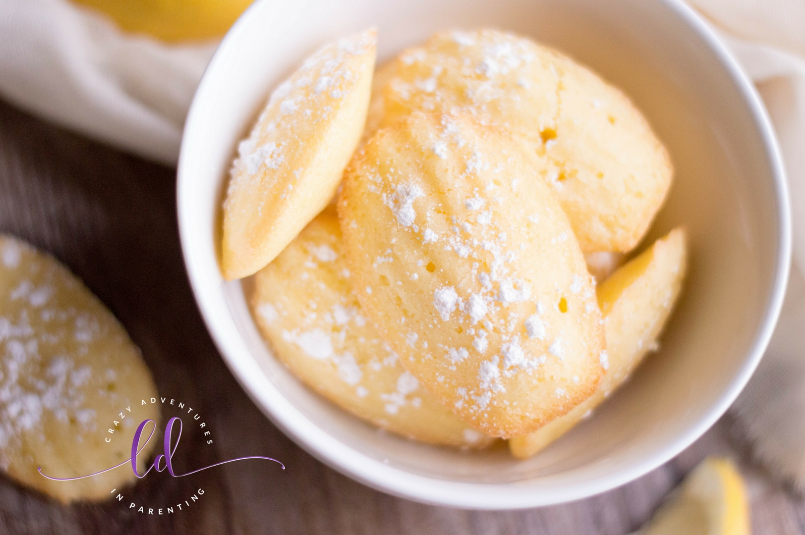 Lemon Madeleine Cookies