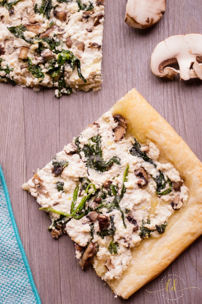 Mushroom Ricotta Tarts