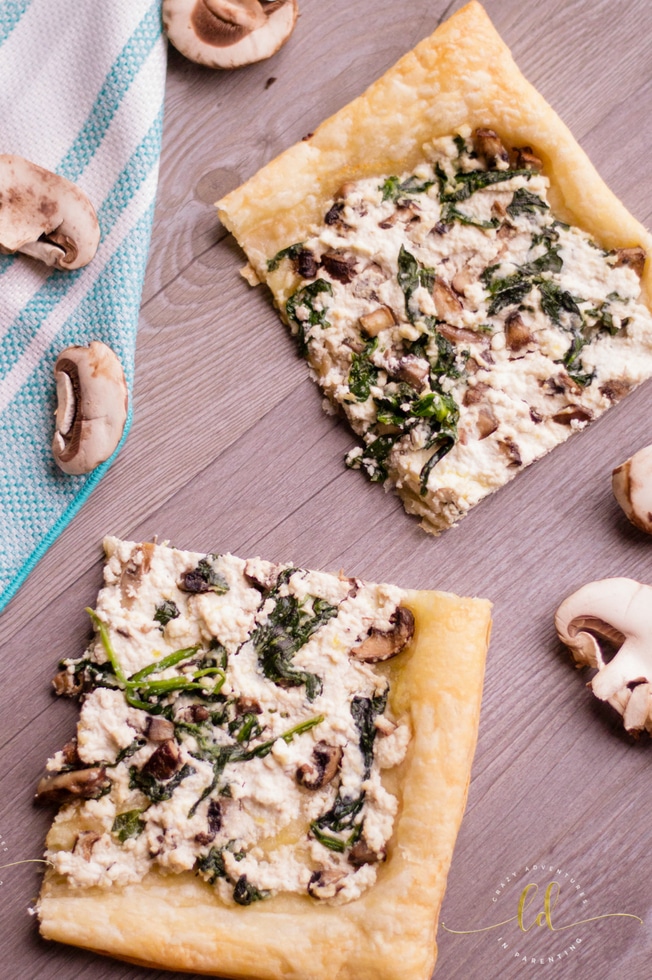 Mushroom Ricotta Tarts