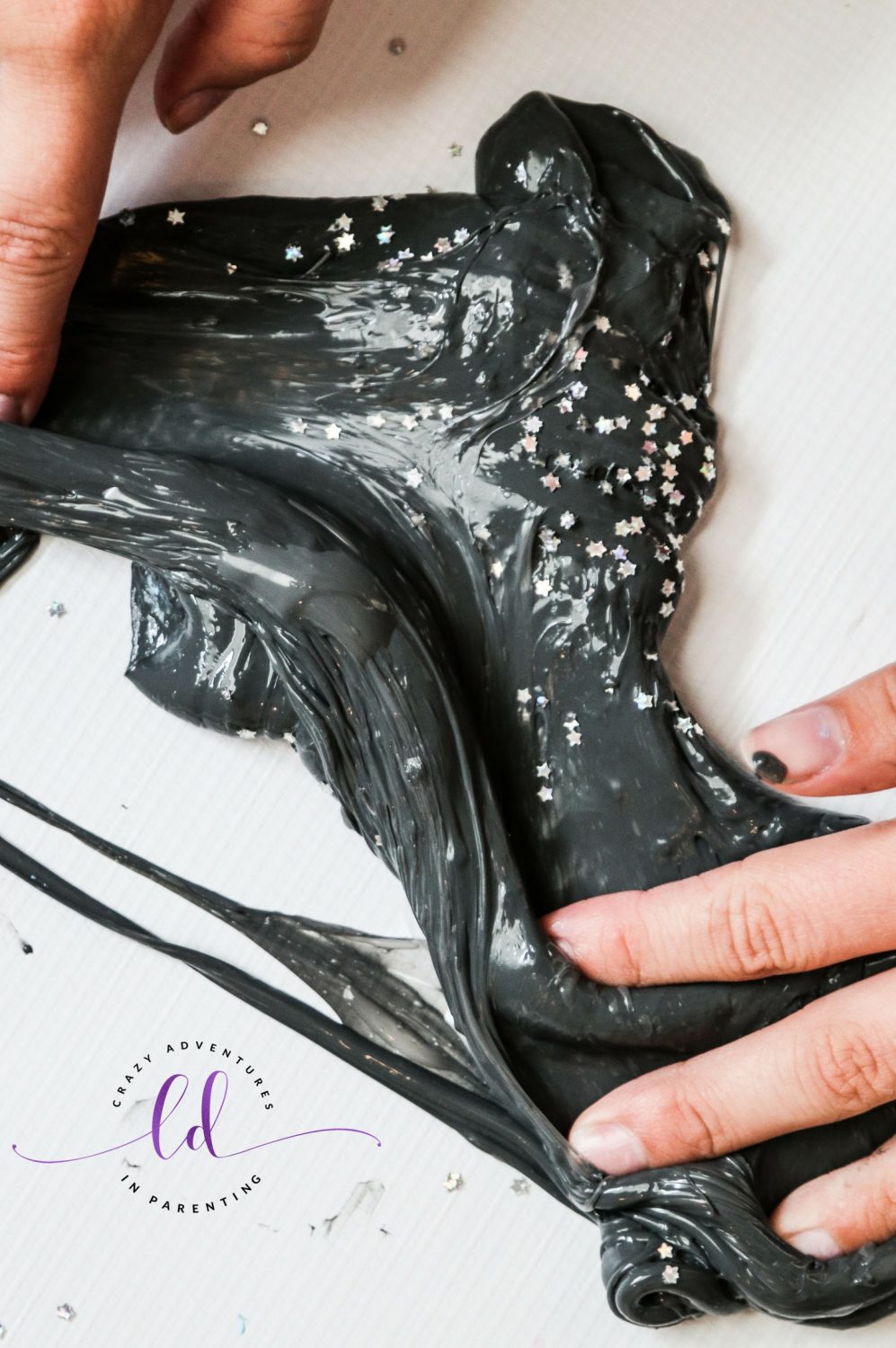 Oil Slick Slime Recipe | Crazy Adventures in Parenting