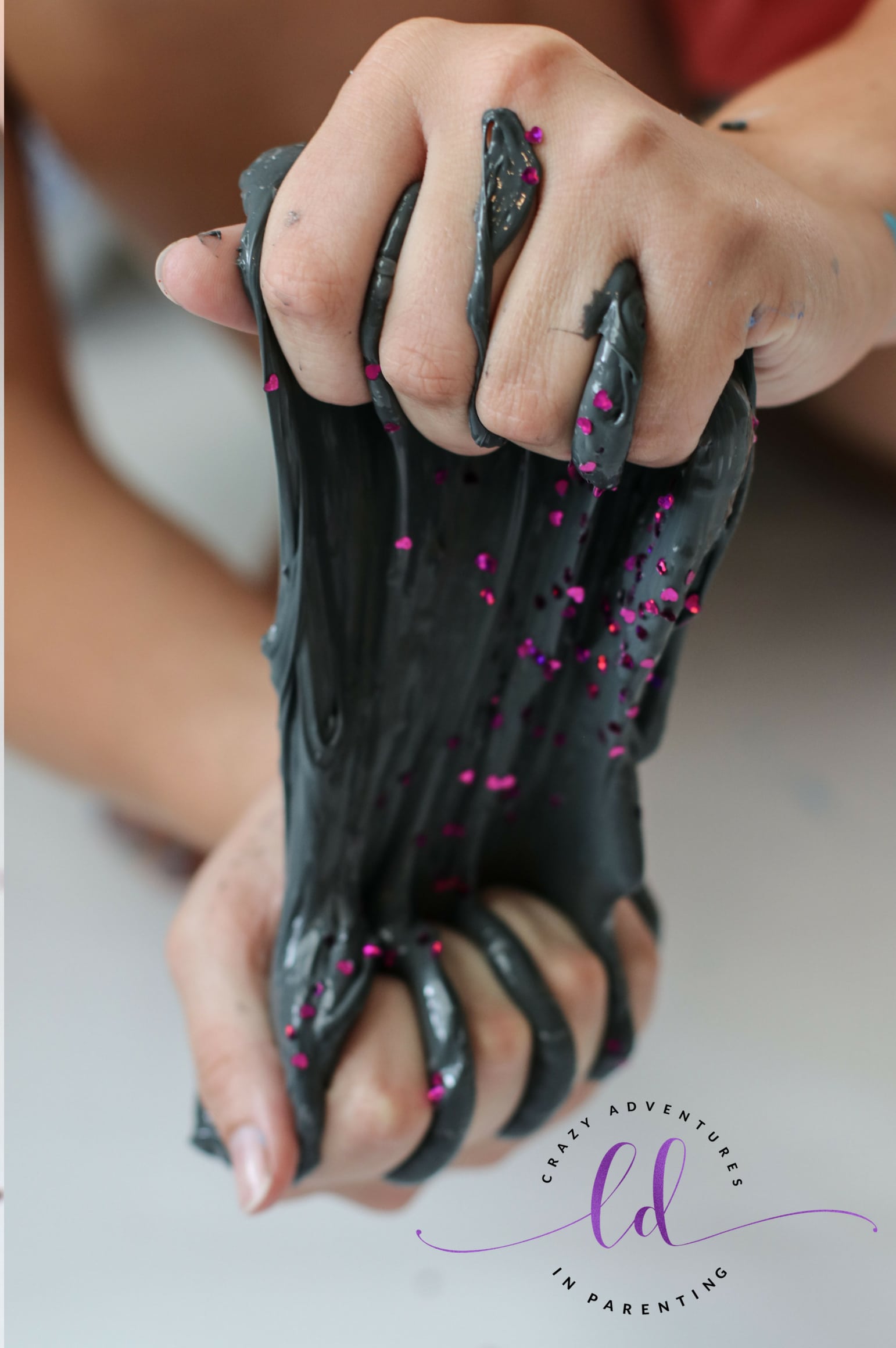 Play with Oil Slick Slime