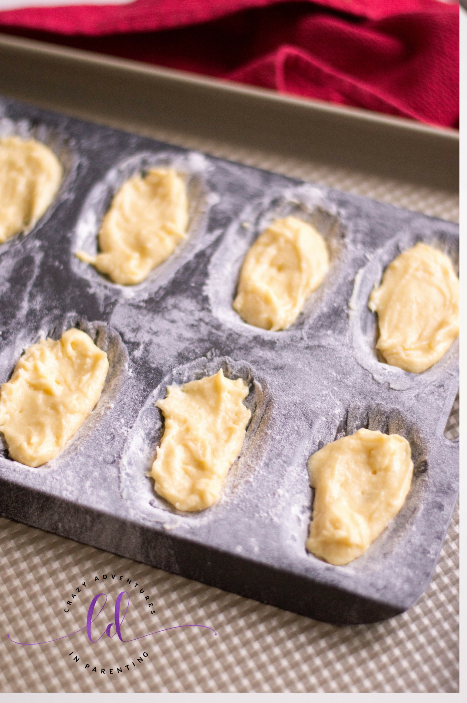 Ready to bake Lemon Madeleines recipe