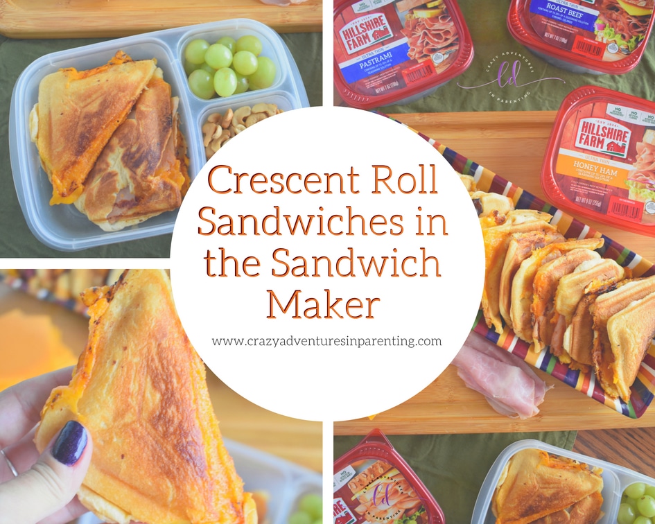 Hillshire Farm Crescent Roll Sandwiches - Sandwich Maker Recipe