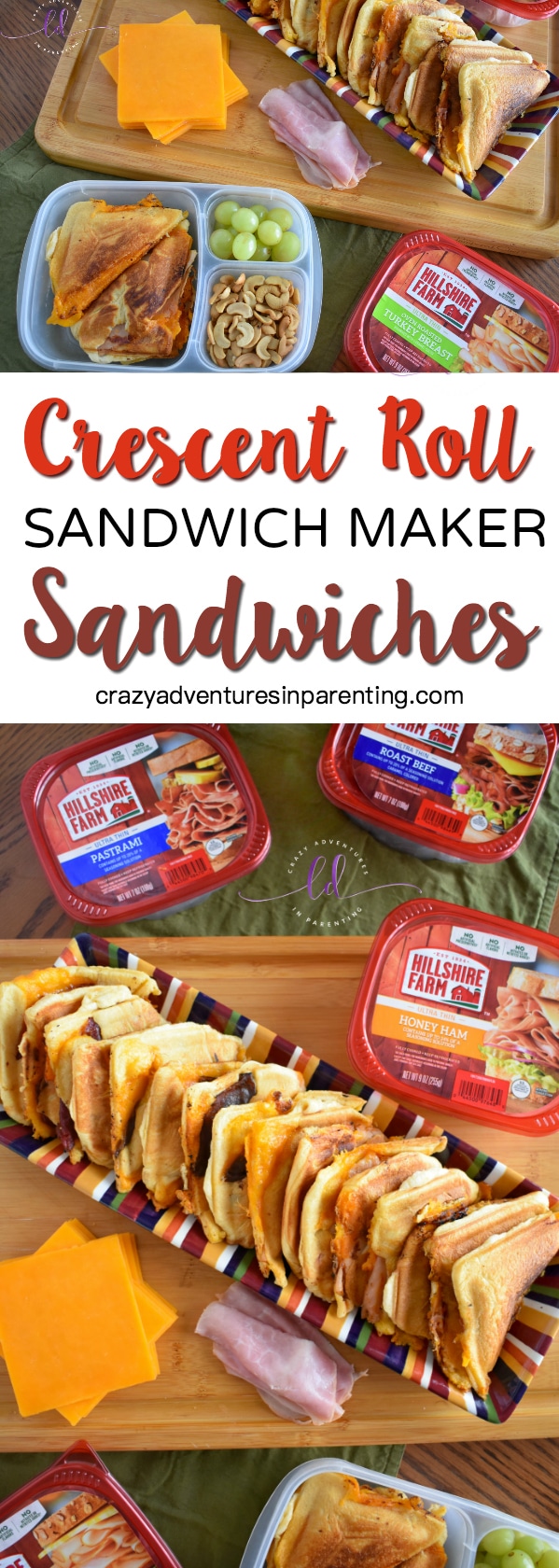 Hillshire Farm Crescent Roll Sandwiches - Sandwich Maker Recipe