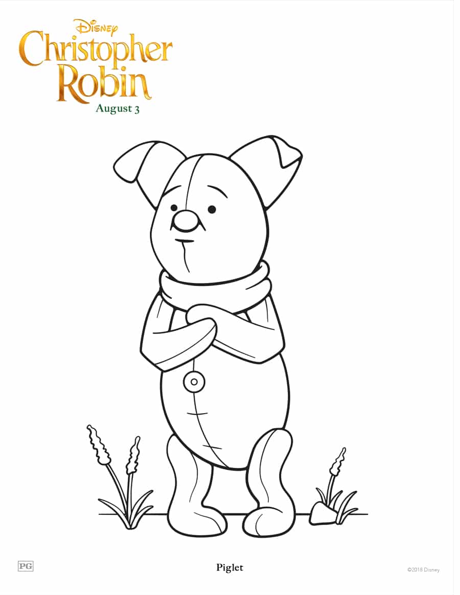 winnie the pooh roo coloring pages