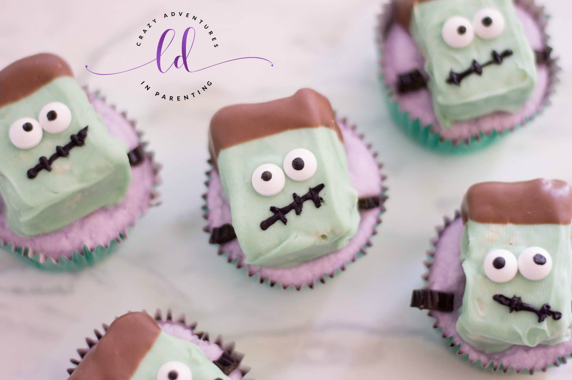 DIY Frankenstein Cupcakes
