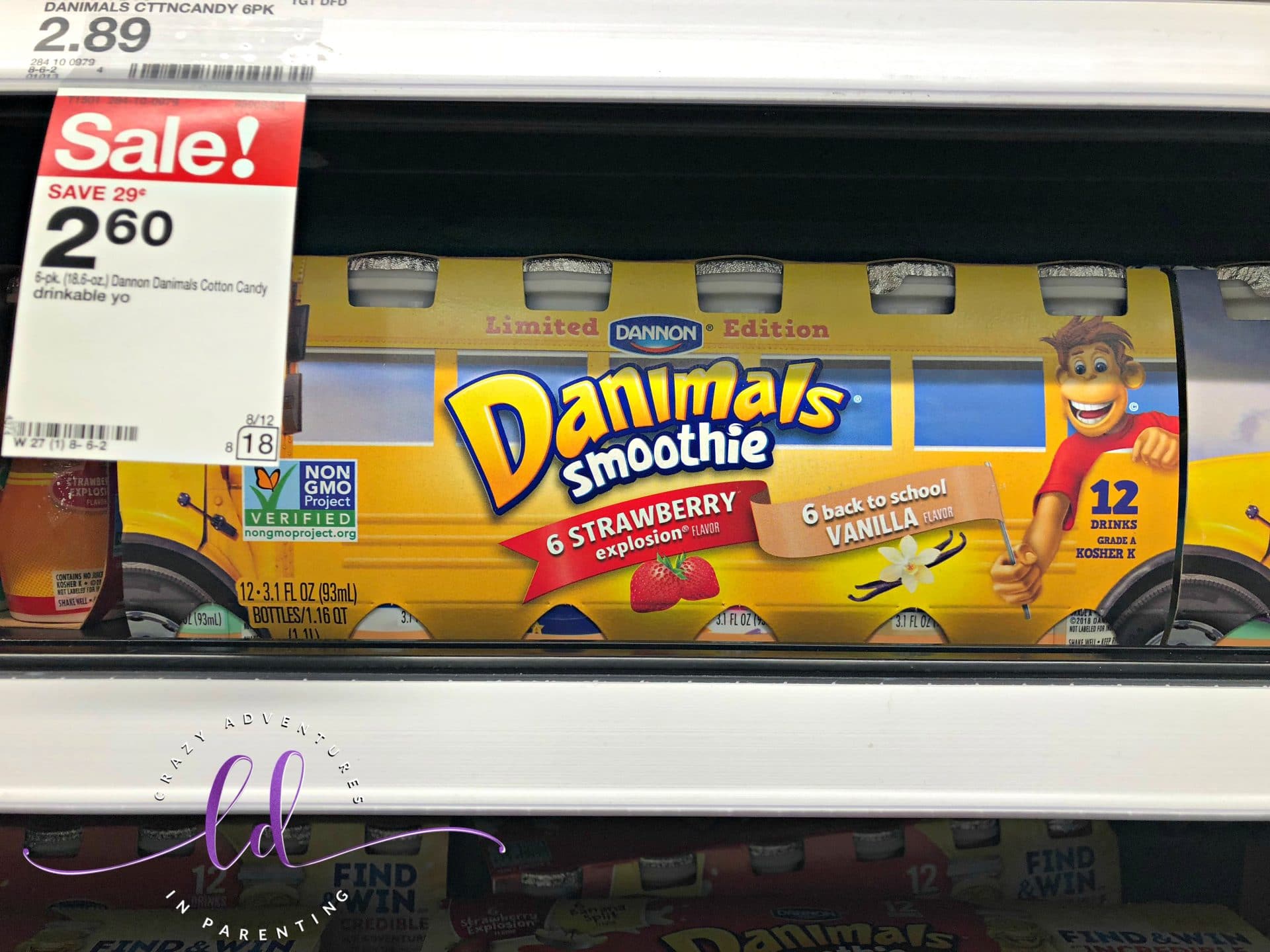 Danimals Smoothies at Target