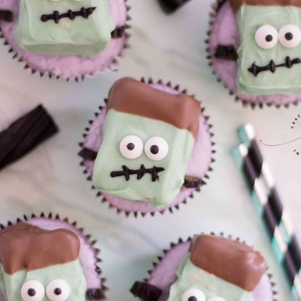 Frankenstein Cupcakes Halloween Recipe