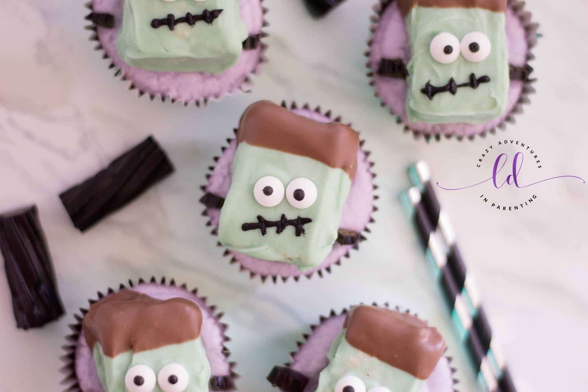 Frankenstein Cupcakes Halloween Recipe