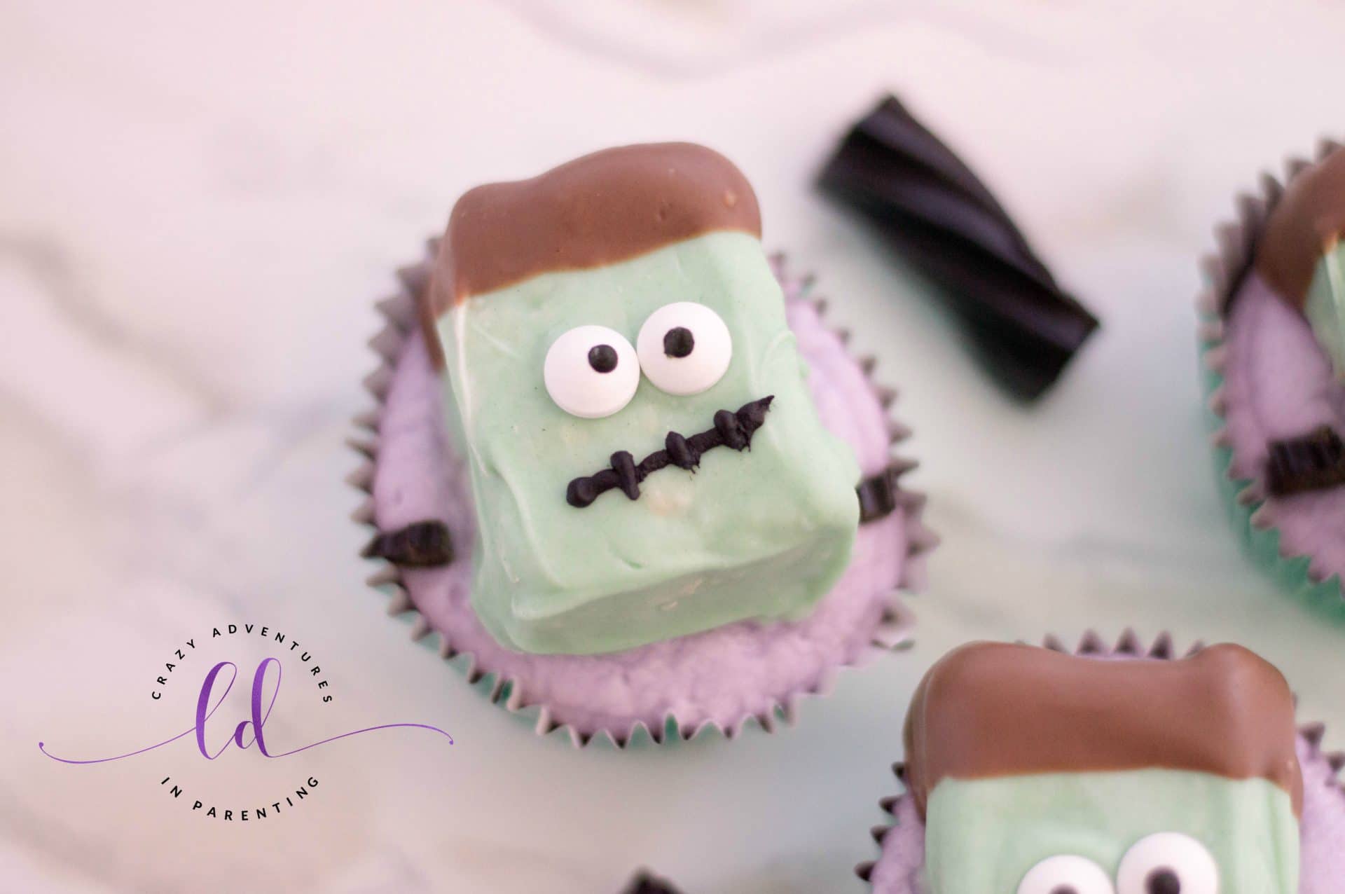 Frankenstein Cupcakes for Halloween