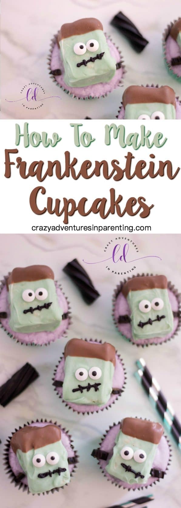 How to Make Frankenstein Cupcakes