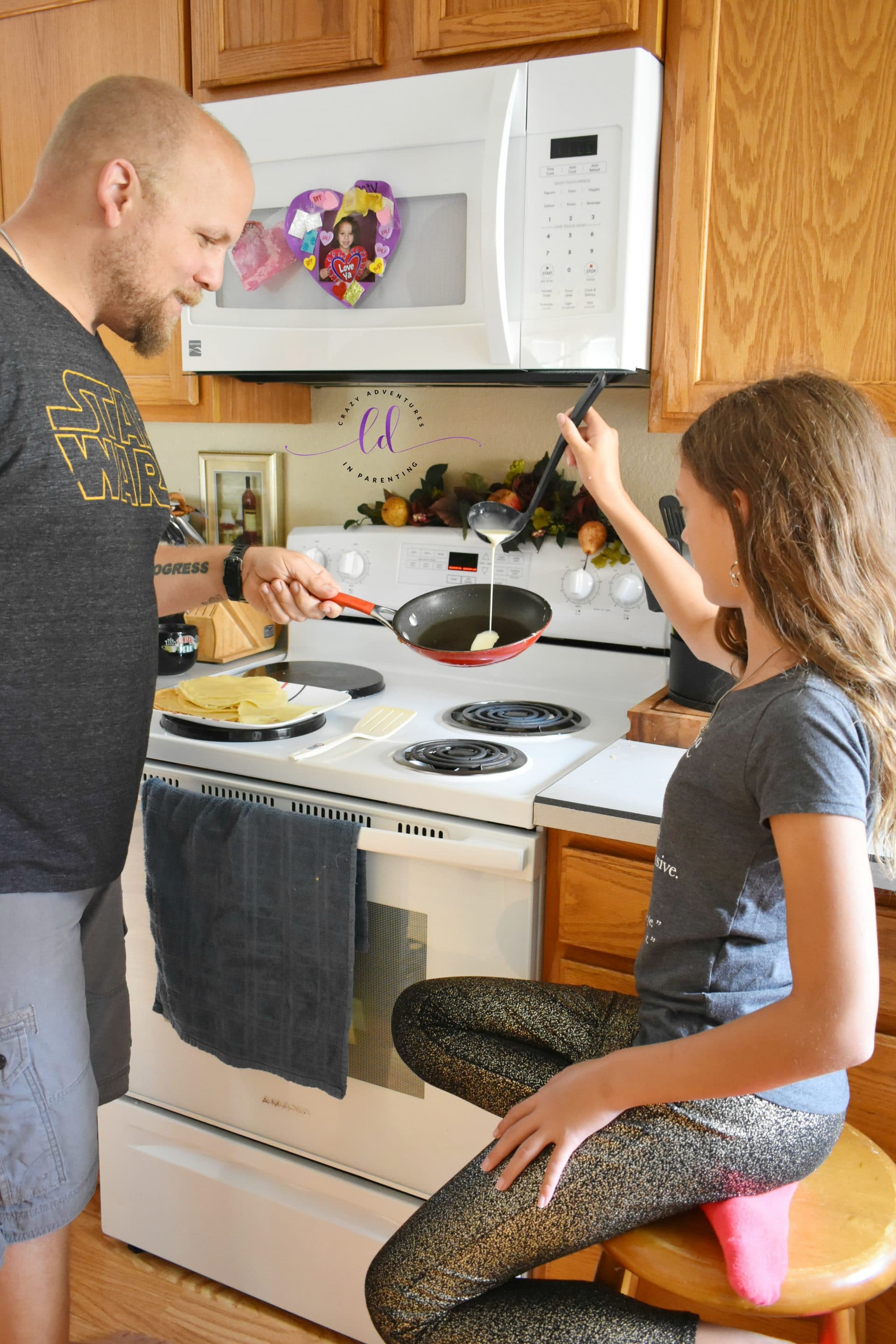 Making crepes