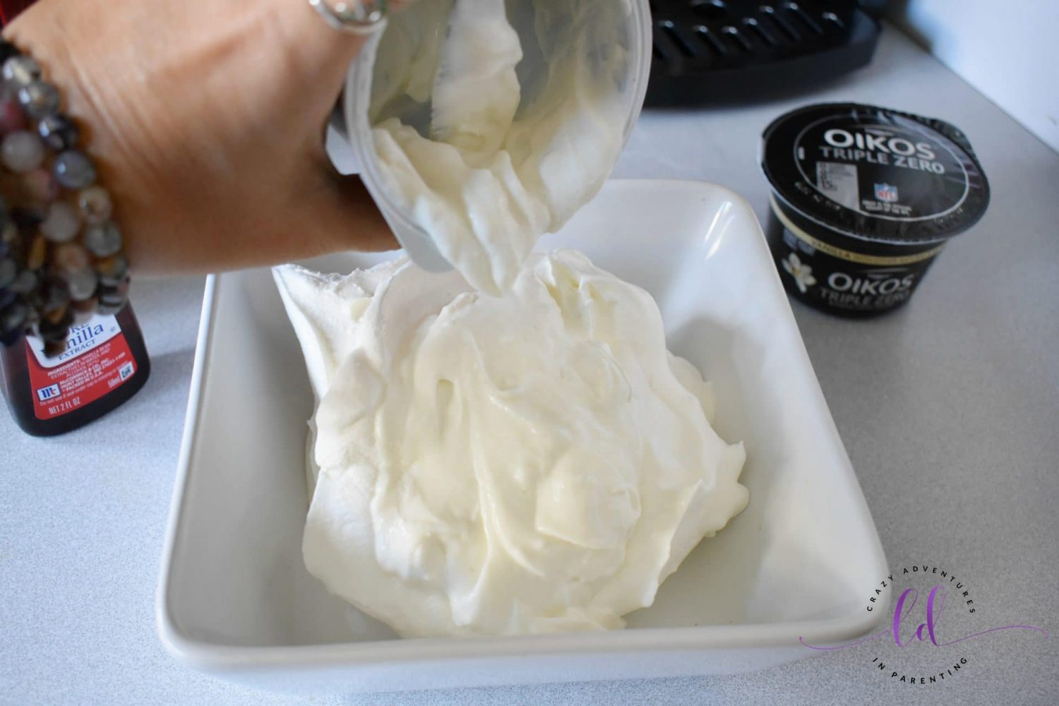 Yogurt Whipped Cream Recipe Crazy Adventures in Parenting