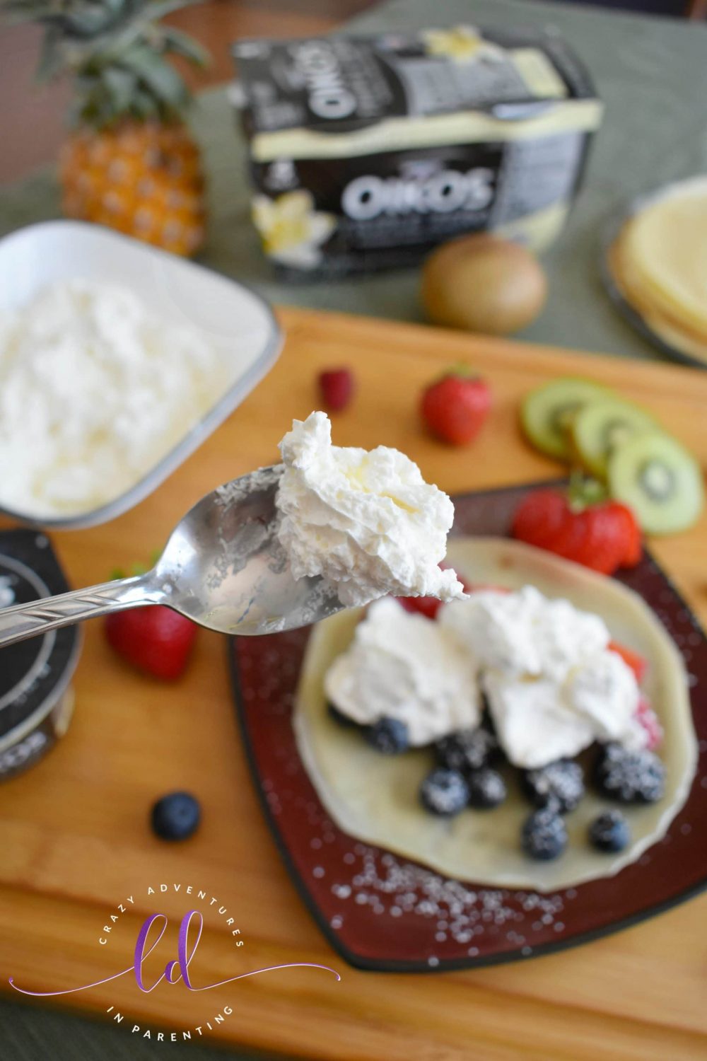 Yogurt Whipped Cream Recipe Crazy Adventures in Parenting