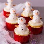 Easy Snowman Cupcakes Recipe