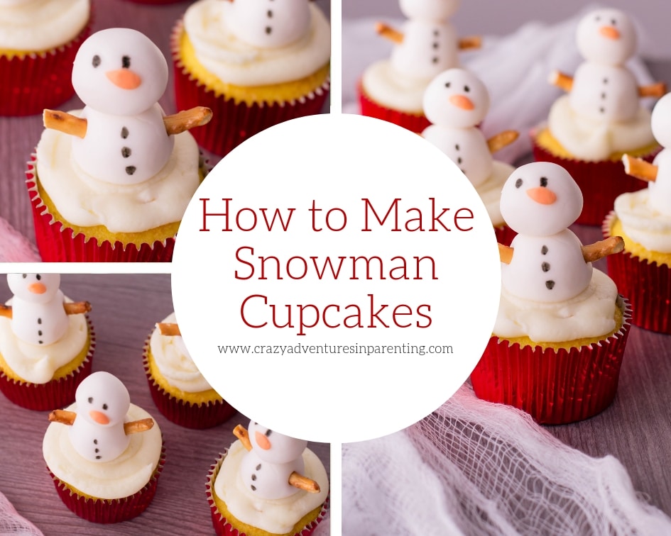 How to Make Snowman Cupcakes